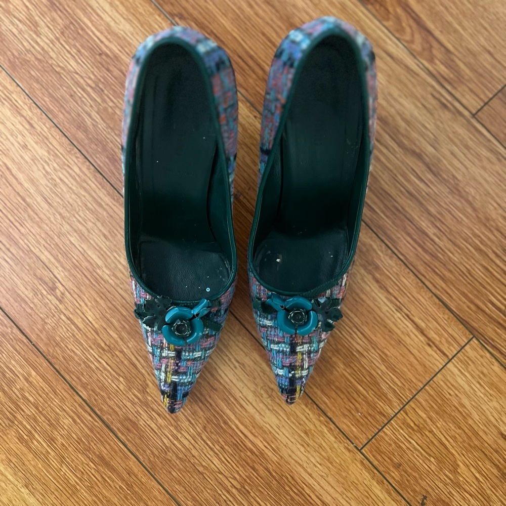 Miu Miu tweed pumps